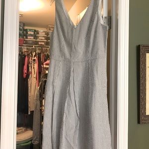 J Crew striped sleeveless dress